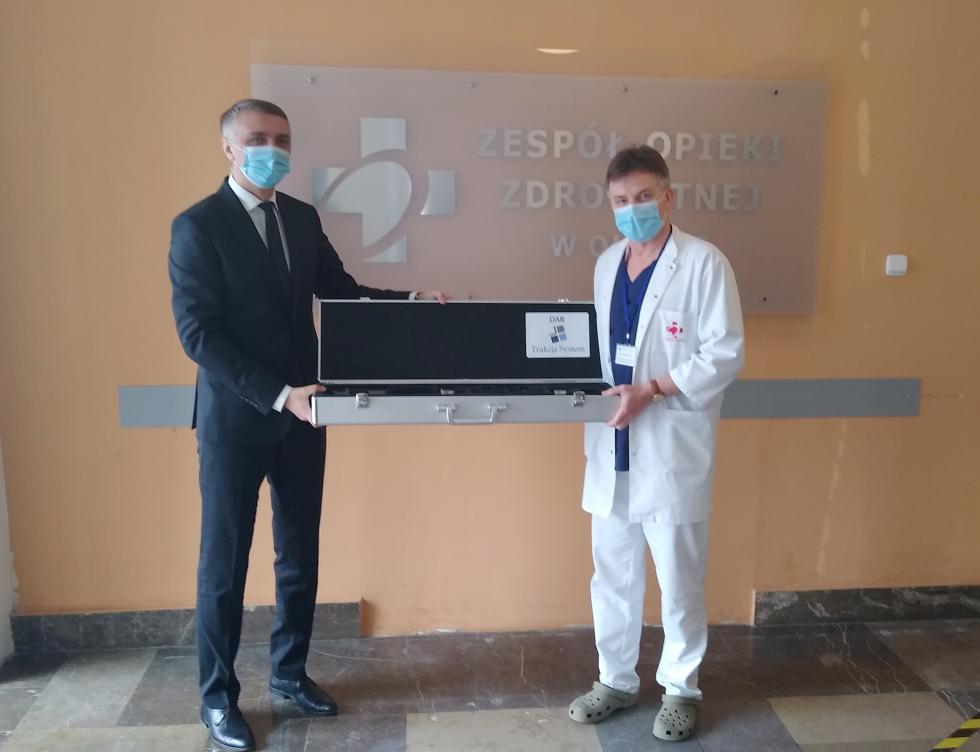 Szpital w Oawie otrzyma od wrocawskiej firmy nowoczesny zestaw do intubacji
